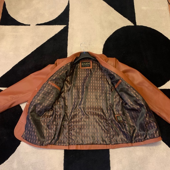 NEOT Zayn Carmel Leather Jacket Size Medium - Picture 14 of 16